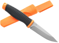 Nozh Ganzo G806 chernyj c oranzhevym