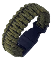 Braslet Sledopyt iz parakorda so svistkom Braslet Sledopyt iz parakorda so svistkom