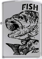 Zazhigalka benzinovaya ZIPPO 250 Fish Big Mouth Zazhigalka benzinovaya ZIPPO 250 Fish Big Mouth