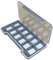 Korobochka Fly-Fishing Waterproof Slim Fly Box 100 h 180 h 15 mm 98B Korobochka Fly-Fishing Waterproof Slim Fly Box 100 h 180 h 15 mm 98B