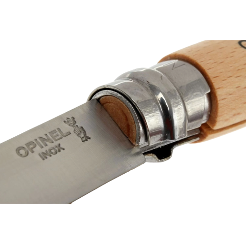 Nozh Opinel Tradition №8, nerzhaveyushchaya stal', buk, s kozhanym temlyakom4 Nozh Opinel Tradition №8, nerzhaveyushchaya stal', buk, s kozhanym temlyakom4