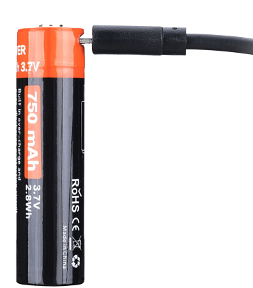 Akkumulyator FiTorch 14500 (750 mAh) s zaryadkoj USB3 Akkumulyator FiTorch 14500 (750 mAh) s zaryadkoj USB3