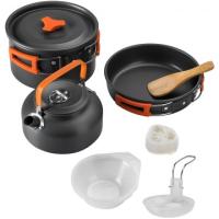 Nabor posudy CAMPSOR-308 anodirovannyj alyuminij Nabor posudy CAMPSOR-308 anodirovannyj alyuminij