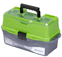 YAshchik dlya snastej Tackle Box trekhpolochnyj NISUS zelenyj YAshchik dlya snastej Tackle Box trekhpolochnyj NISUS zelenyj