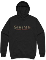 Tolstovka Simms Logo Hoody, Black Tolstovka Simms Logo Hoody, Black