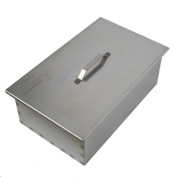 Koptil'nya Tonar (K-002) dvuhyarusnaya s poddonom dlya sbora zhira 450h280h170 (stal' 1,5mm) Koptil'nya Tonar (K-002) dvuhyarusnaya s poddonom dlya sbora zhira 450h280h170 (stal' 1,5mm)