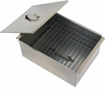 Koptil'nya Tonar (K-003) dvuhyarusnaya s poddonom dlya sbora zhira 380h280h170 (stal' 1,5mm)4 Koptil'nya Tonar (K-003) dvuhyarusnaya s poddonom dlya sbora zhira 380h280h170 (stal' 1,5mm)4