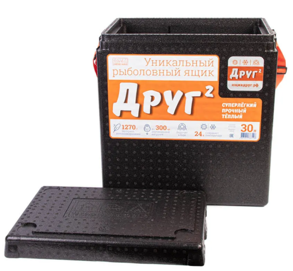 Rybolovnyj yashchik Camping World Drug 2 30 l cvet chernyj3 Rybolovnyj yashchik Camping World Drug 2 30 l cvet chernyj3