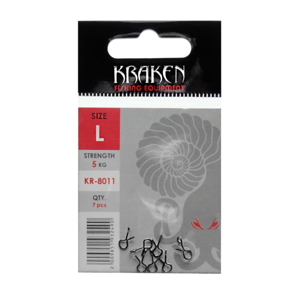 Застежка нахлыстовая Kraken KR-8011 L Застежка нахлыстовая Kraken KR-8011 L