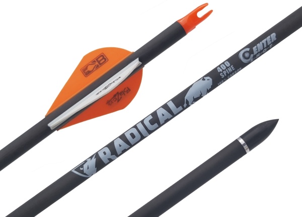 Strela luchnaya karbonovaya Centershot Radical 400 operenie Blazer 25 Strela luchnaya karbonovaya Centershot Radical 400 operenie Blazer 25