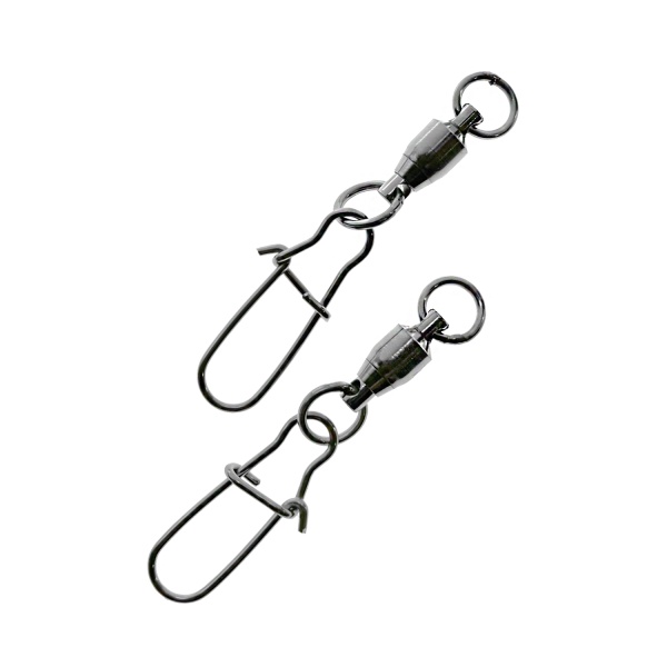 Карабин с вертлюгом на подшипнике Kraken KR-3809 2шт Карабин с вертлюгом на подшипнике Kraken KR-3809 2шт