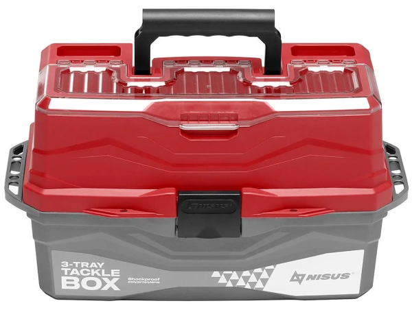 YAshchik dlya snastej Tackle Box trekhpolochnyj NISUS krasnyj3 YAshchik dlya snastej Tackle Box trekhpolochnyj NISUS krasnyj3
