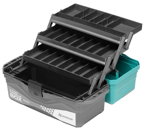 YAshchik dlya snastej Tackle Box trekhpolochnyj NISUS biryuzovyj4 YAshchik dlya snastej Tackle Box trekhpolochnyj NISUS biryuzovyj4