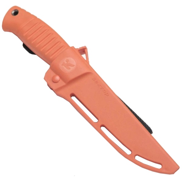nozh-pp-kizlyar-vektor-aus-8-polirovannyj-ehlastron-oranzhevyj 2