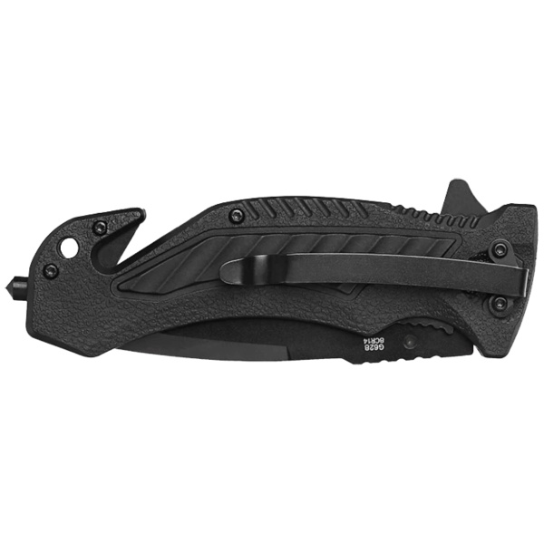 nozh-skladnoj-turisticheskij-ganzo-g628-gy-chernyj-seryj 2