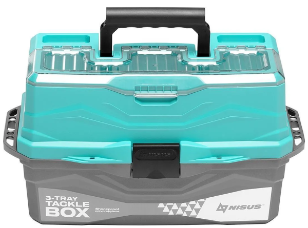 YAshchik dlya snastej Tackle Box trekhpolochnyj NISUS biryuzovyj3 YAshchik dlya snastej Tackle Box trekhpolochnyj NISUS biryuzovyj3