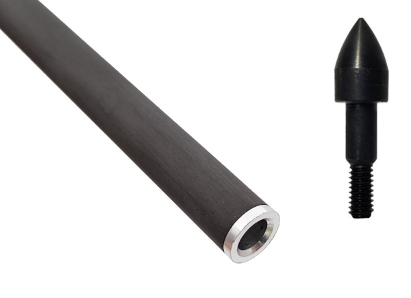 Strela arbaletnaya karbonovaya Centershot Toxic Carbon 20 Half Moon Nock3