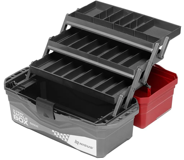 YAshchik dlya snastej Tackle Box trekhpolochnyj NISUS krasnyj5 YAshchik dlya snastej Tackle Box trekhpolochnyj NISUS krasnyj5