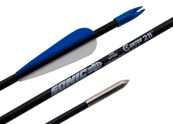 Strela luchnaya fiberglass Centershot Sonic 28 operenie Parabolic 35 Strela luchnaya fiberglass Centershot Sonic 28 operenie Parabolic 35