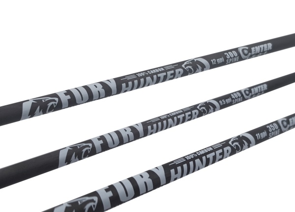 Strela luchnaya karbonovaya Centershot Fury Hunter 350 operenie Blazer 23