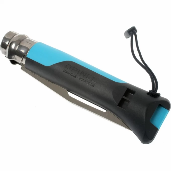 nozh-opinel-outdoor-earth-8-nerzhaveyushchaya-stal-sinij-seryj 4