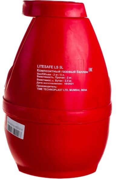 Ballon gazovyj LiteSafe 5l polimerno-kompozitnyj 3 Ballon gazovyj LiteSafe 5l polimerno-kompozitnyj 3