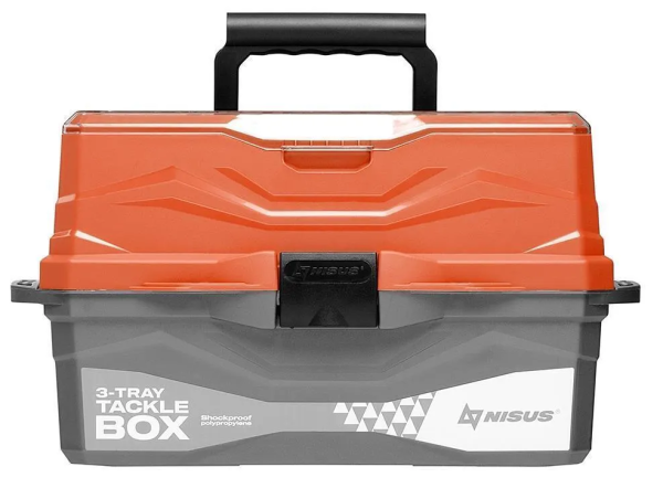 YAshchik dlya snastej Tackle Box trekhpolochnyj NISUS oranzhevyj3 YAshchik dlya snastej Tackle Box trekhpolochnyj NISUS oranzhevyj3